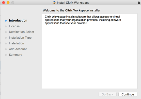 citrix workspace for mac mojave